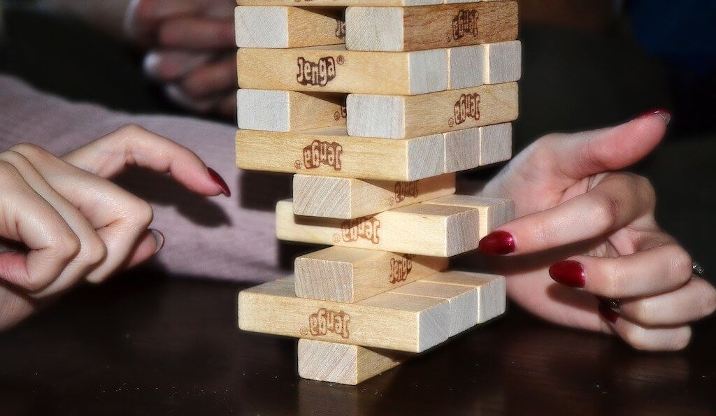 Jenga National Parks Theme Wooden Block Game